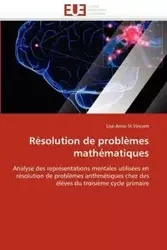 Résolution de problèmes mathématiques - ST.VINCENT-L