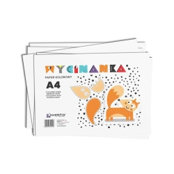 Zeszyt papierów kolorowych A4/8K wycinanka (20szt) - Wektor