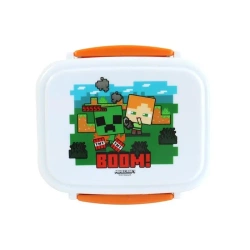 Pudełko na lunch ze sztućcami Minecraft Boom! - Puckator
