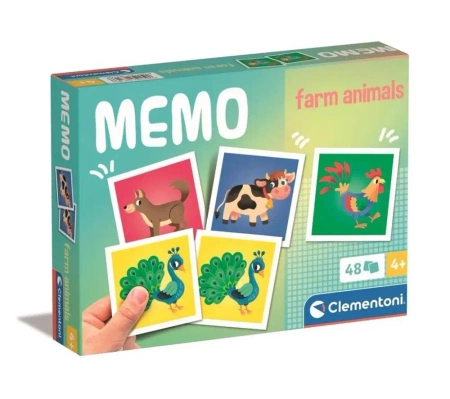 Memo Zwierzątka na farmie - Clementoni