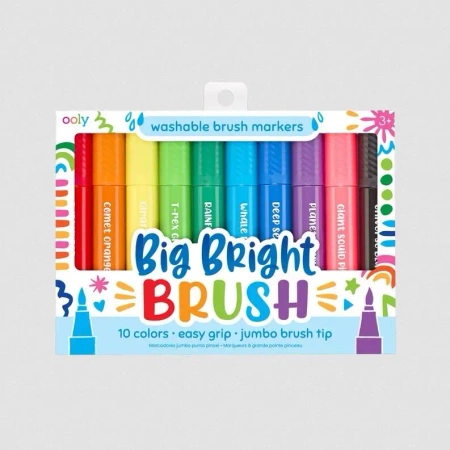 Flamastry pędzelkowe Duże 10 sztuk - ooly