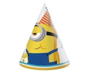 Czapeczki papierowe Minions 2 The Rise of Gru 6szt - Godan