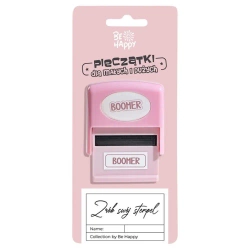 Pieczątka z napisem - Boomer - Be-Happy Gifts
