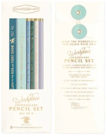 Zestaw ołówków Workplace Shenanigans - Designworks Ink