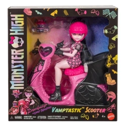 Monster High Wampirystyczny Skuter Lalka Draculaura Zestaw Jdr61 Wb4 - Mattel