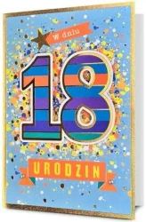 Karnet Urodziny Osiemnastka - Pan Dragon