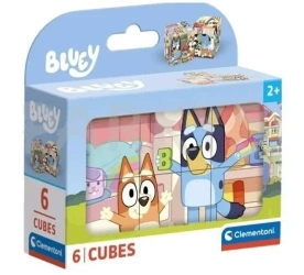 Klocki 6 elementów Bluey - Clementoni