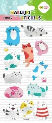 Naklejki 3D Fancy Lazy Cats 90x210 HAPPY COLOR - GDD