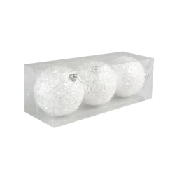 Bombki posrebrzane 3szt - Arpex