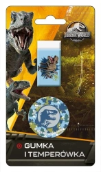 Gumka + temperówka Jurassic Park - Beniamin