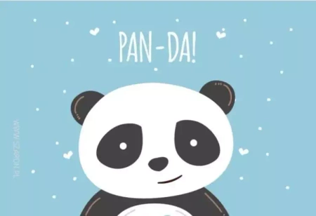 Magnes na lodówkę - Pan da! - praca zbiorowa