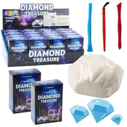 Zestaw kreatywny wykopaliska diamentów - Leantoys