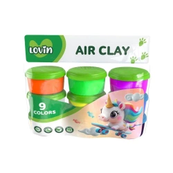 Masa plastyczna 9 kolorów - Lovin
