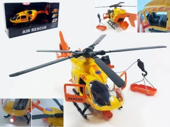 Helikopter 38x12x16 światło dźwięk otwierane drzwi - Madej