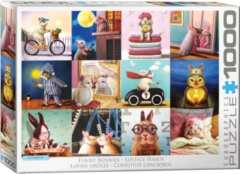 Puzzle 1000 Funny Bunnies 6000-5693 - Eurographics