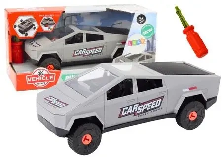 Auto do rozkręcania DIY śrubokręt siwe - Leantoys