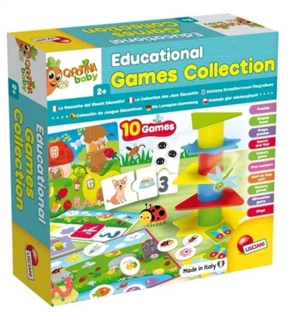 Carotina Baby. Zestaw gier edukacyjnych 80243 - Lisciani Giochi