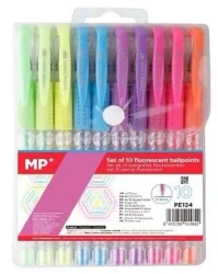Długopis fluorescencyjny 10 kolorów - MP Main Paper