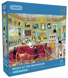 Puzzle 1000 Kocia noc w muzeum - Gibsons