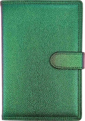 Kalendarz 2026 A5 dzienny z zapięciem hologram zielony - Panta Plast kalendarze