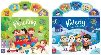 Kolędy dla dzieci. Naciśnij, posłuchaj i śpiewaj! + Piosenki dla dzieci 2w1 - Anna Podgórska