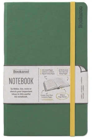 Bookaroo Notatnik Journal A5 - Ciemna zieleń - IF