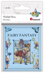 Naklejki foliowe Fairy Fantasy wróżki 30szt - Titanum