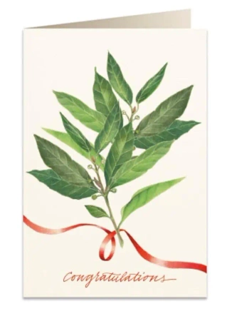 Karnet B6 + koperta 5963 Gratulacje Liście - Tassotti