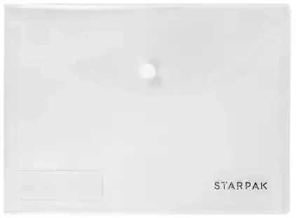 Teczka kopertowa PP A5 na zatrzask przezroczysta - STARPAK