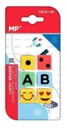 Gumki do ścierania kreatywne 6szt - MP Main Paper