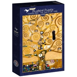 Puzzle 1000 Gustav Klimt, Drzewo życia - Bluebird Puzzle