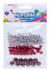 Koraliki do nawlekania 3 kolory 12g - Brewis