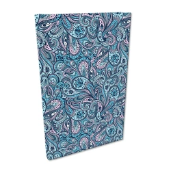 Notes A5 kratka Soft Touch Paisley Turkus - EV-Corp