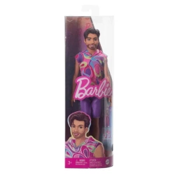 Lalka Barbie Stylowy Ken, brunet z krótką brodą - Mattel