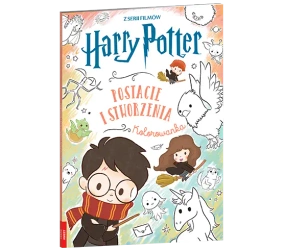 Harry Potter. Postacie i stworzenia. Kolorowanka - praca zbiorowa