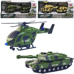 Czołg i helikopter ze światłem - Trifox