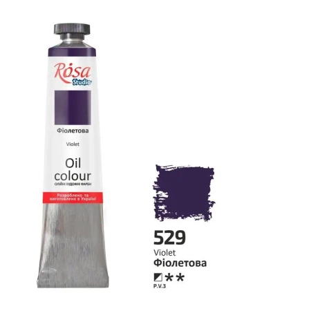 Farba olejna violet 529 45ml - Rosa