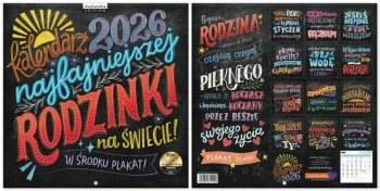 Kalendarz 2026 ścienny Classic Tablica rodzinki - Kukartka