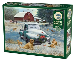 Puzzle 1000 Merry Christmas 113566 - Cobble Hill
