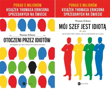 Otoczeni przez idiotów + Mój szef jest idiotą Thomas Erikson PAKIET - Thomas Erikson