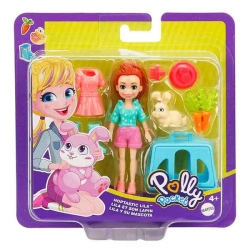 Polly Pocket Lila z króliczkiem - Mattel