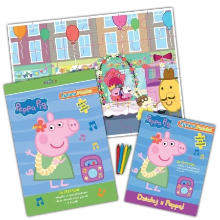 Peppa Pig. Zgrana paczka. Działaj z Peppą! - praca zbiorowa