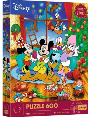 Puzzle 600 Myszka Miki i Przyjaciele Święta Disney - Trefl