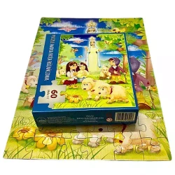 Puzzle 60 elementów. Matka Boża Różańcowa