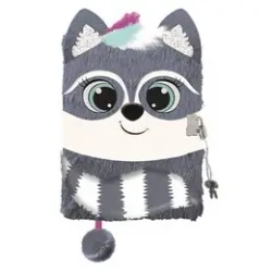 Pamiętnik A5/96K z kłódką 3D Racoon - ST-MAJEWSKI