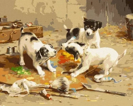 Malowanie po numerach - Mali artyści 40x50cm - Ideyka