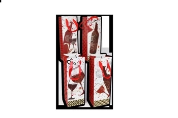 Torebka prezentowa 30x39x12cm MIX - Kalpol