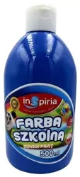 Farba szkolna ciemnoniebieska 500ml - InSpiria