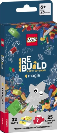 Lego Books Rebuild karty wyzwań Magia ACP-6604 - Opracowanie zbiorowe