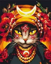 Malowanie po numerach - Kotka Molfarka 40x50cm - Twoje Hobby